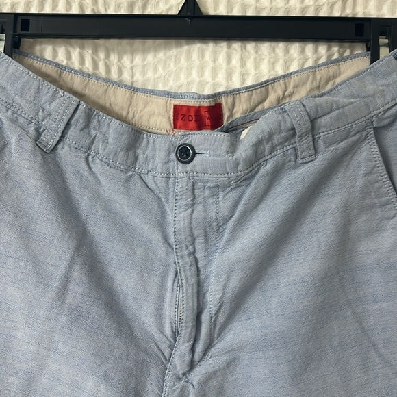 Izod Men’s Chino Blue Cotton Shorts Size 33 - Picture 3 of 5